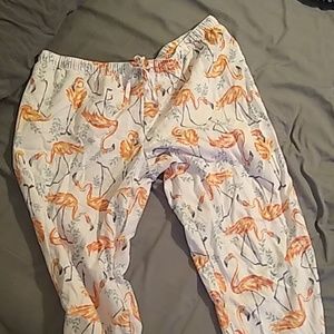 Flamingo pajama pants
